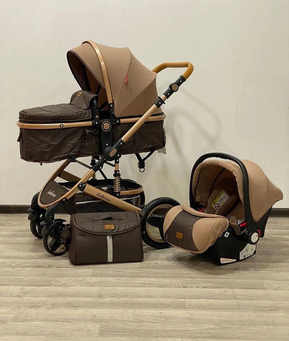 Poussette Bébé 3-en-1 – Pliable & Légère 👶🛒