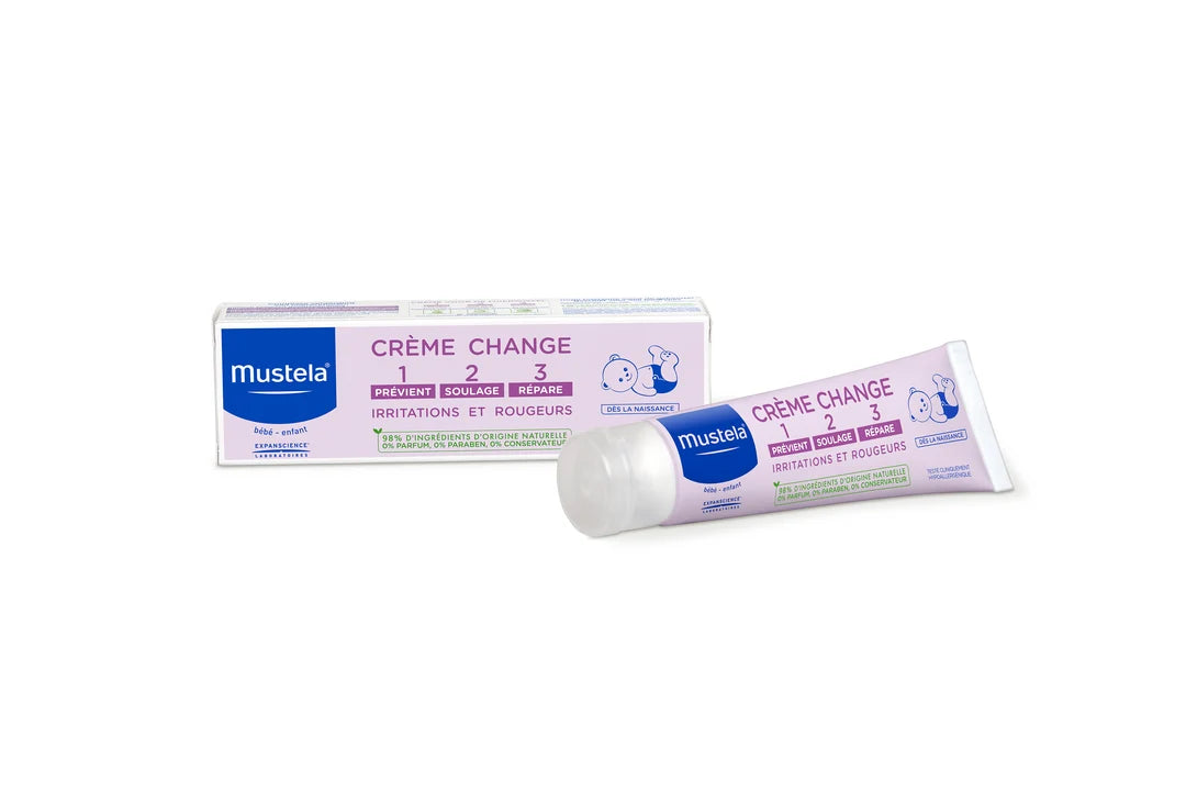Crème Barrière 1-2-3 Mustela – Soin du Change 👶🛡️